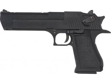 Airsoftová pistole Desert Eagle .50AE - černý, kovový závěr, GBB, WE