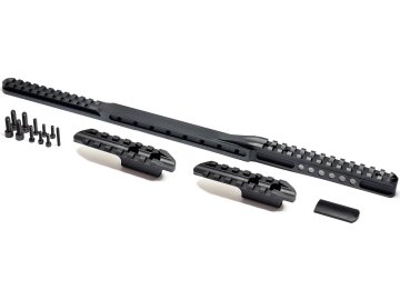 Action Army AA CNC hliníková RIS montážní platforma pro VSR / M700 - Černá 01