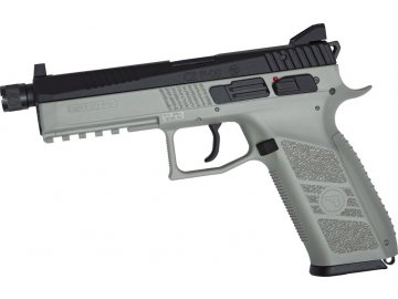 Airsoftová pistole CZ P-09 - Urban Grey, kovový závěr, GBB, CO2, ASG
