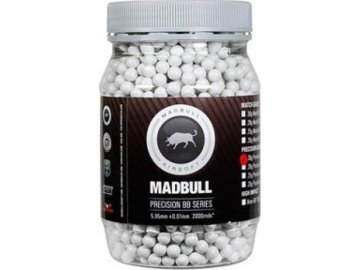 MDB Airsoftové kuličky MadBull Precision 0,43g 2000ks - bílé 01