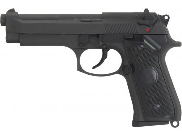 Airsoftová pistole M9 HWP - černá, GBB, KJ Works