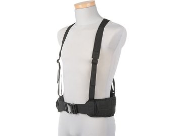 GFT Belt with X type suspenders - black 01