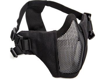 STRIKE SYSTEMS(R) ASG face protector mřížkový měkčený Černý Černá 01