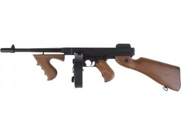 Airsoftová zbraň Thompson M1928A1 - celokov, imitace dřeva, CYMA, CM.051