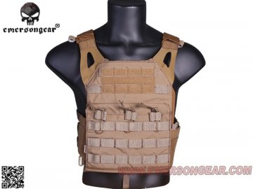 Nosič plátů s trojitou sumkou M4 Jumper Plate Carrier - Coyote Brown CB, Emerson Gear