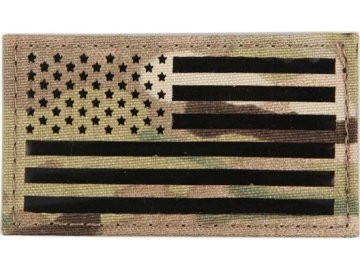 Textilní nášivka vlajka USA - levá, Multicam, Emerson Gear