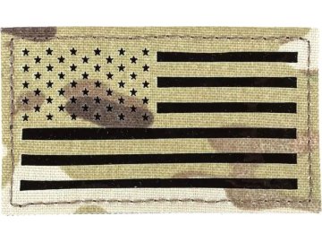 EME Emerson Gear US flag patch (left) Multicam 01