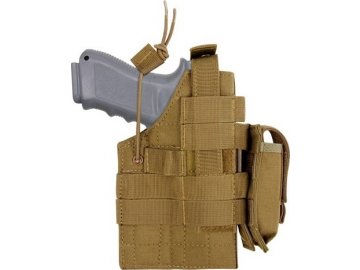 Pistolové pouzdro Molle pro Glock - oboustranné, Coyote Brown, Condor