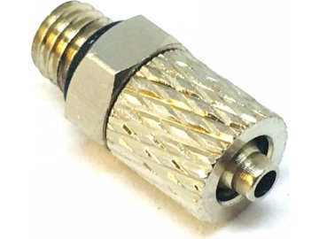 EPeS Spojka HPA se šroubovací objímkou pro hadici 4 mm - přímá - vnější závit M5 01