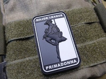 3D nášivka Major League Primadonna - černobílá, A.C.M.