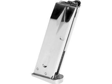 Tmr TM zásobník pro Marui M92F GBB, 26 BBs - Stříbrná 01
