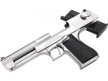 Airsoftová pistole Desert Eagle - stříbrný, celokov, GBB, WE