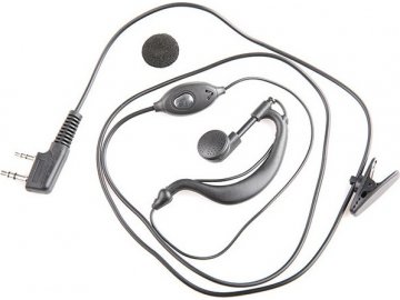 Základní headset pro vysílačky BAOFENG - černý, BAOFENG