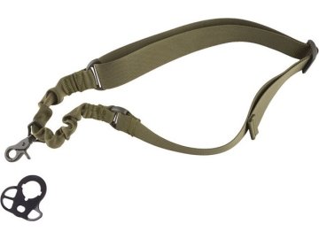 GFT One-point Bungee Tactical Sling Belt with Mount - Olive Drab 01