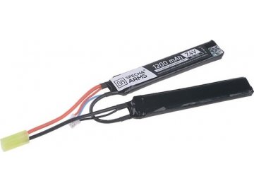 LiPo 7,4V 1200mAh 15/30C Battery - Butterfly Configuration 01