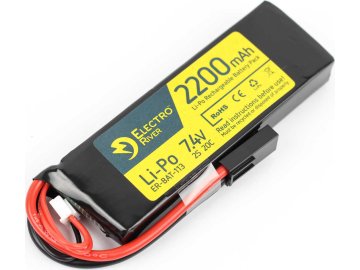 Li-pol akumulátor Electro River 7,4V 2200mAh 20-40C