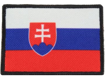 Textilní vlajka SK 7x5cm - barevná, Army