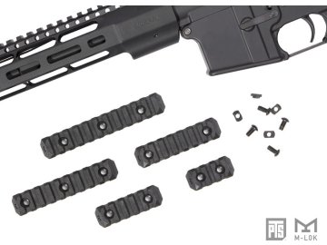 PTS PTS polymerová RIS lišta pro M-LOK, 5 slots / 60 mm – Černá 01