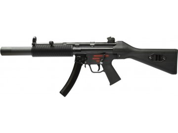 Airsoftový samopal MP5 SD5/Apache SD1 - celokov, open bolt, GBB, WE