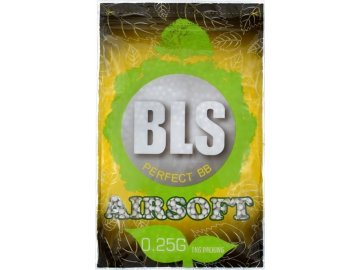 Airsoftové kuličky BLS Perfect BIO 0,23g, 4345bb, bílé