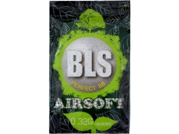 BLS BLS airsoftové kuličky BIO 0,32g, 3120 BBs (sáček) - Bílá 01