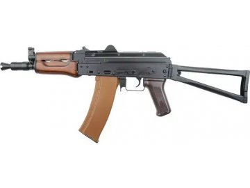 Airsoftová zbraň AK 74UN - ocelová, dřevo, LCT, LCK74UN