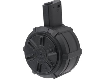 GIG Bubnový zásobník pro M4/M16, 2300 ran, točný  - černý 01