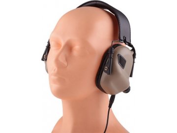 Sluchátka M31 s aktivní ochranou sluchu - písková TAN, EARMOR