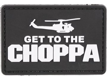 3D nášivka Get of the Choppa - černá, GFC