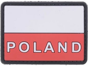 3D nášivka Polská vlajka, GFC
