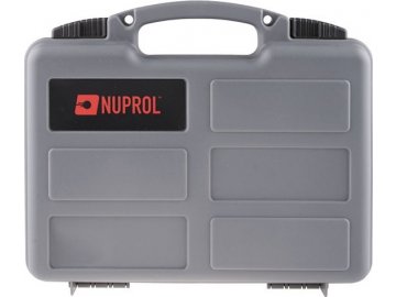 Kufr pistolový - šedý, Nuprol