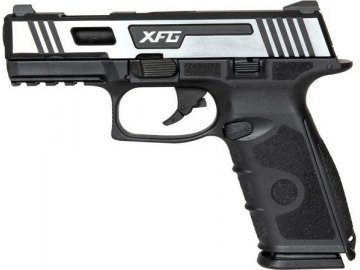 Airsoftová pistole BLE XFG - kovový závěr, Hairline, GBB, ICS