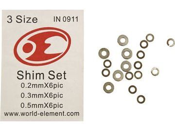 Elm Shim set for gearbox 01