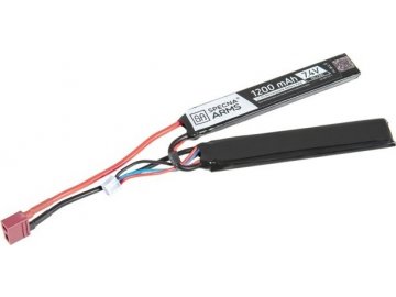 LiPo 7,4V 1200mAh 15/30C Battery - Butterfly Configuration - T-Connect (Deans) 01