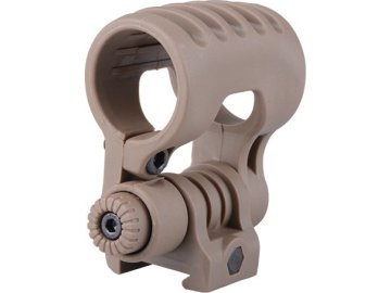 Elm Taktická naklápěcí objímka svítilny s montáží na RIS lištu - DE 01