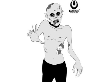 RAN “Zombie” Shooting Targets - 50 Pcs 01
