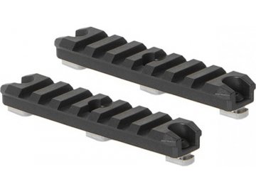 Plastová RIS lišta M-Lok - 7 Slots, 2ks, Ares/Amoeba