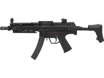 Airsoftový samopal MP5 SWAT Tactical - černý, BRSS blowback, BOLT