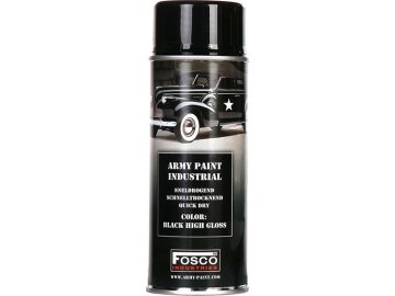 Fos Barva ARMY ve spreji 400ml - Černá lesklá 01