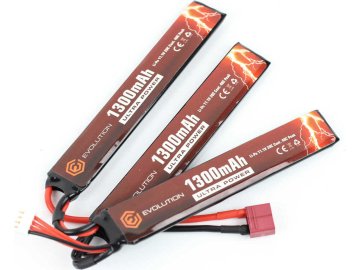 Evolution Evolution baterie Li-Pol Ultra Power 11,1V 1300mAh 20/40C T-Dean + redukce Tamiya 01