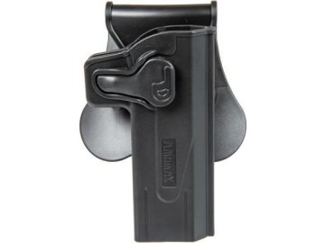 AMOMAX Opaskové polymerové pouzdro pro STI Hi-Capa - černé, pravé 01