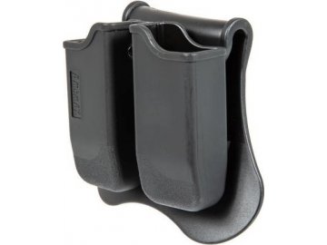 Opaskové polymerové pouzdro pro dva zásobníky M9/P226/CZ P09 - černé 01