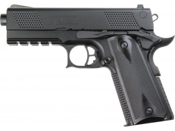 Airsoftová pistole Korth PRS - černá, celokov, GBB, ICS