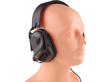Sluchátka M31 s aktivní ochranou sluchu - olivová OD, EARMOR