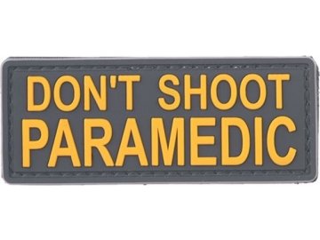 3D nášivka Don´t Shoot Paramedic - žlutá, GFC