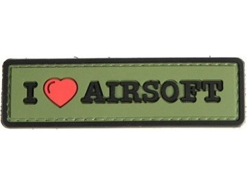 3D nášivka I Love Airsoft, GFC