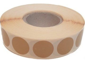 RAN 20mm IPSC Shooting Target Pasters - 2000 Pcs - Brown 01