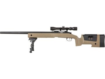 Specna Arms SA odstřelovací puška M40A3 (SA-S02 CORE(TM)) s příslušenstvím - Písková 01