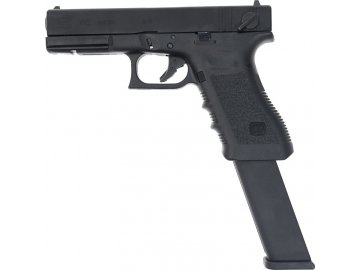 Airsoftová pistole Glock 18C - kovový závěr, dlouhý zásobník, GBB, Umarex