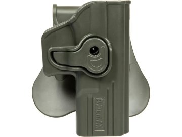 AMX Opaskové polymerové pouzdro pro pistole Glock - olivové 01
